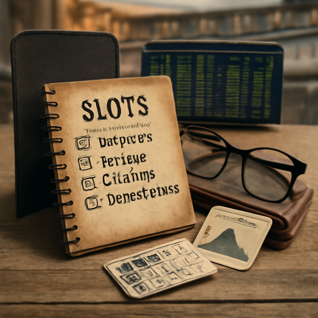 Volatility, Paylines, Jackpots and Session Limits for Slot — editorial illustration for Slot Saloon